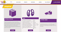 Desktop Screenshot of casadobem.org.br